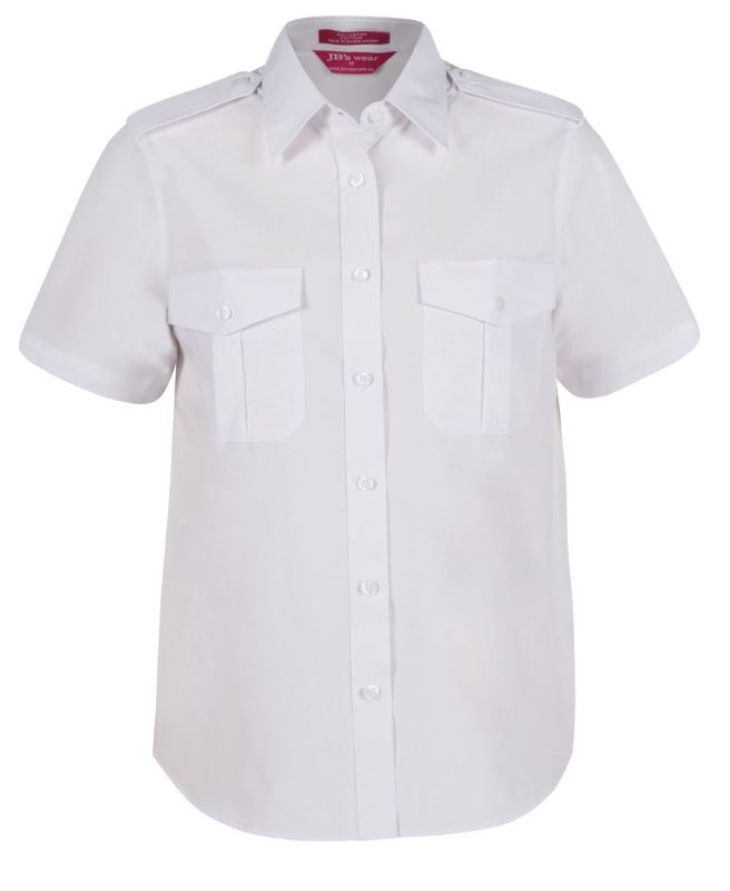 Ladies Epaulette Shirts S/S