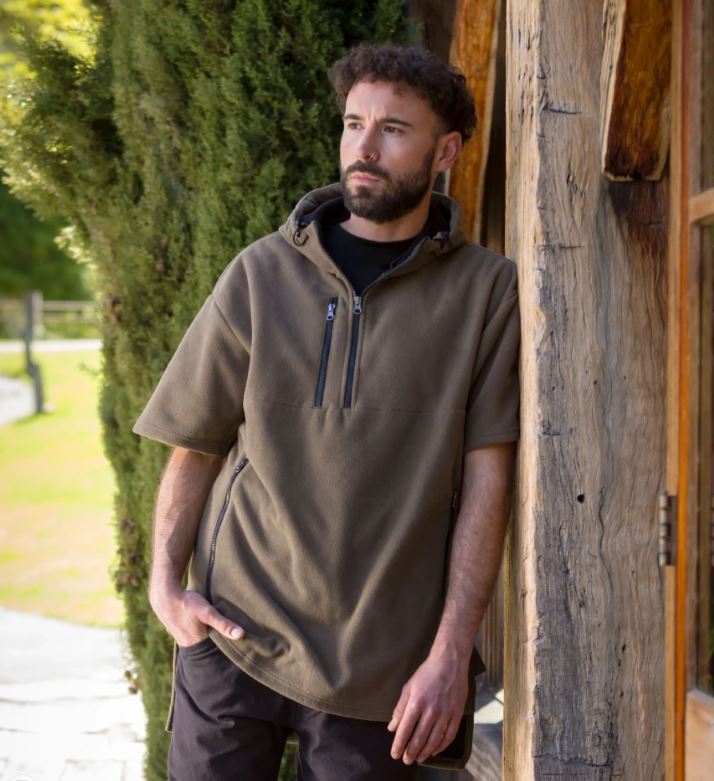 Short Sleeved - Hauroko Windproof Fleece