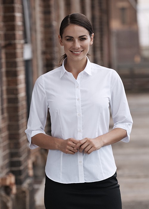 Aussie Pacific Ladies Kingswood 3/4 Sleeve Shirts