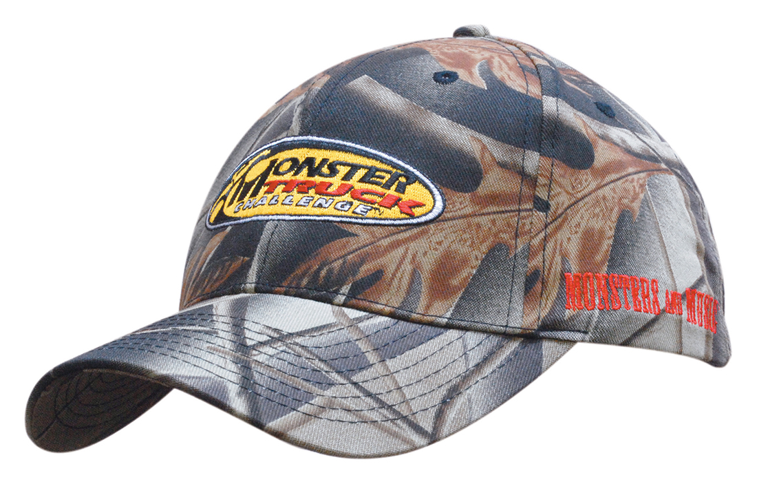 Headwear 6PNL Brushed Cotton Leaf Print Camo Cap