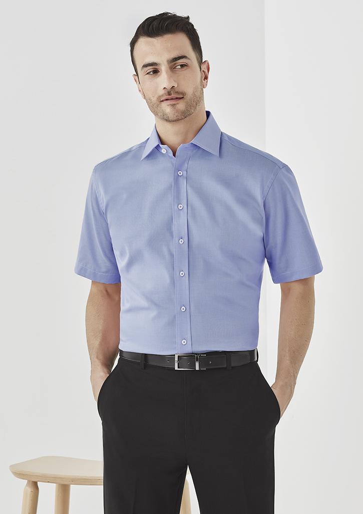 Biz Corporates Mens Hudson Short Sleeve Shirts