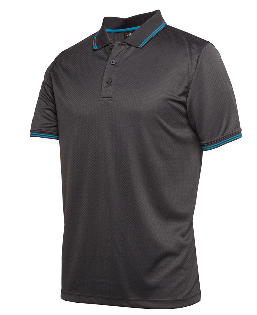 Podium Jacquard Contrast Polo