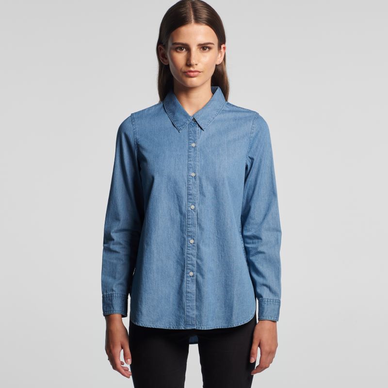 AS Colour Womens Blue Denim Shirts