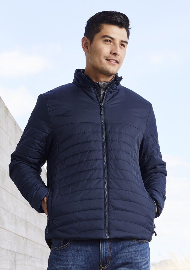 Biz Collection Mens Expedition Quilted Jacket